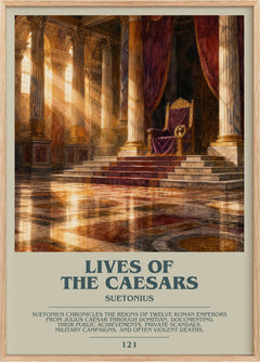 Lives of the Caesars Bookish Wall Art by Suetonius