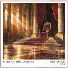 Lives of the Caesars Literary Art Print by Suetonius
