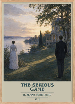 The Serious Game Book Cover Poster by Hjalmar Soderberg