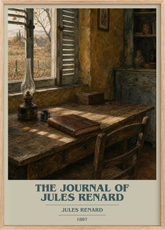 The Journal of Jules Renard Book Cover Poster by Jules Renard