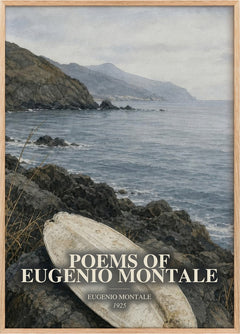 Poems of Eugenio Montale Book Watercolour Illustration by E. Montale