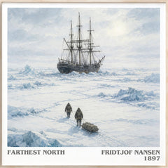 Farthest North Literary Art Print by Fridtjof Nansen