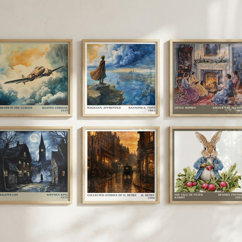 Collected Stories Of O. Henry literary art print colour and style options – O. Henry book art