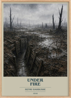 Under Fire Book Cover Poster by Henri Barbusse