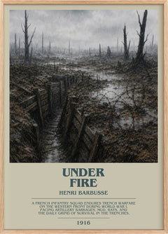 Under Fire Bookish Wall Art by Henri Barbusse