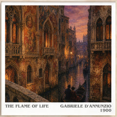 The Flame Of Life Literary Art Print by Gabriele D'Annunzio