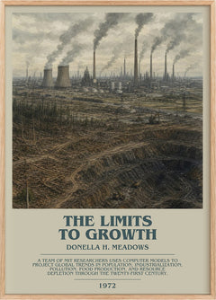 The Limits To Growth Bookish Wall Art by Donella H. Meadows