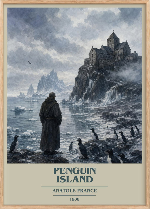 Penguin Island Book Cover Poster by Anatole France