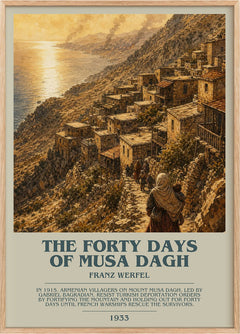 The Forty Days Of Musa Dagh Bookish Wall Art by Franz Werfel