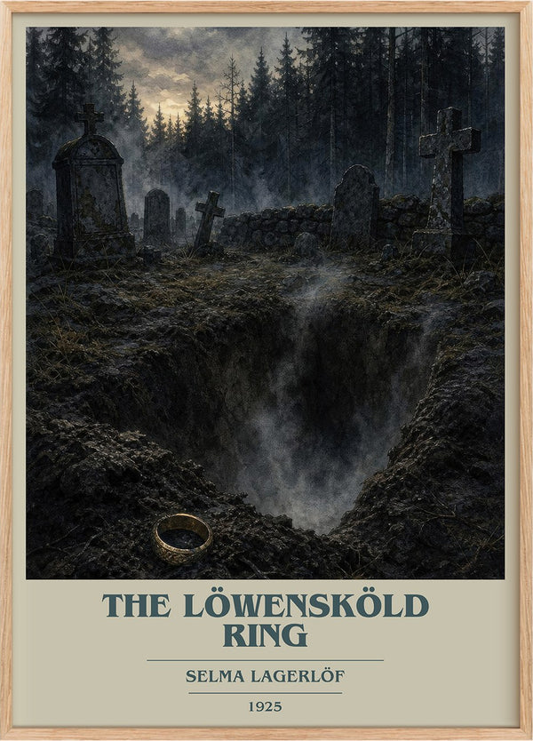 The Löwensköld Ring Book Cover Poster by Selma Lagerlöf