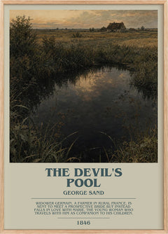 The Devil's Pool Bookish Wall Art by George Sand