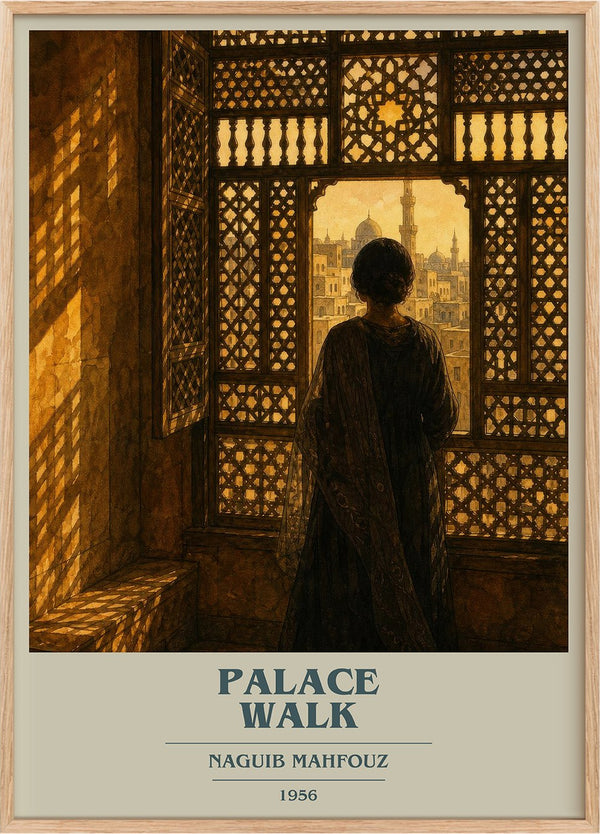 Palace Walk Book Cover Poster by Naguib Mahfouz