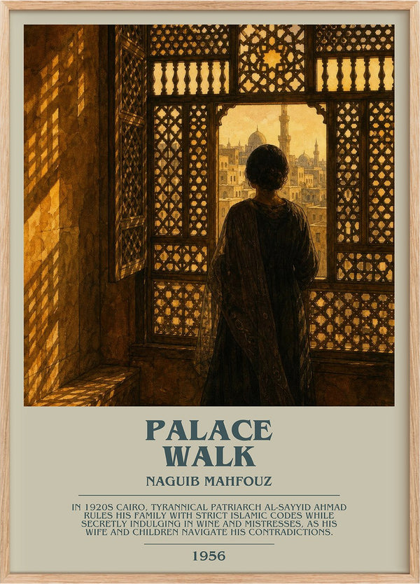 Palace Walk Bookish Wall Art by Naguib Mahfouz