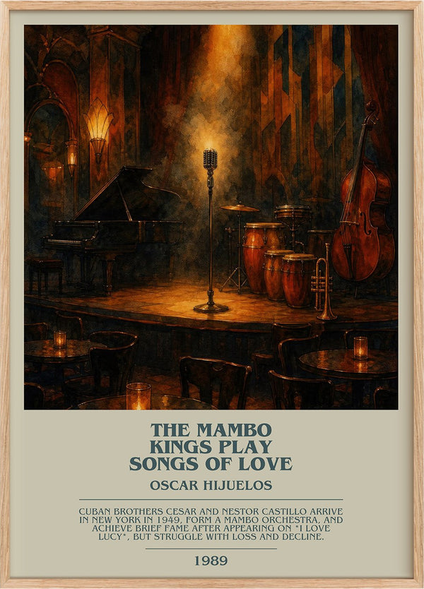 The Mambo Kings Play Songs of Love Bookish Wall Art by Oscar Hijuelos