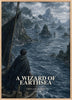 Wizard Of Earthsea Book Watercolour Illustration by Ursula K. Le Guin
