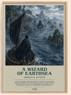 A Wizard Of Earthsea Bookish Wall Art by Ursula K. Le Guin