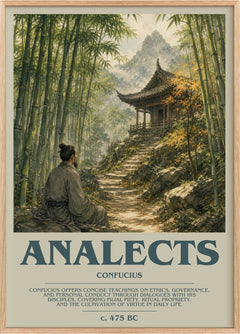 Analects Bookish Wall Art by Confucius