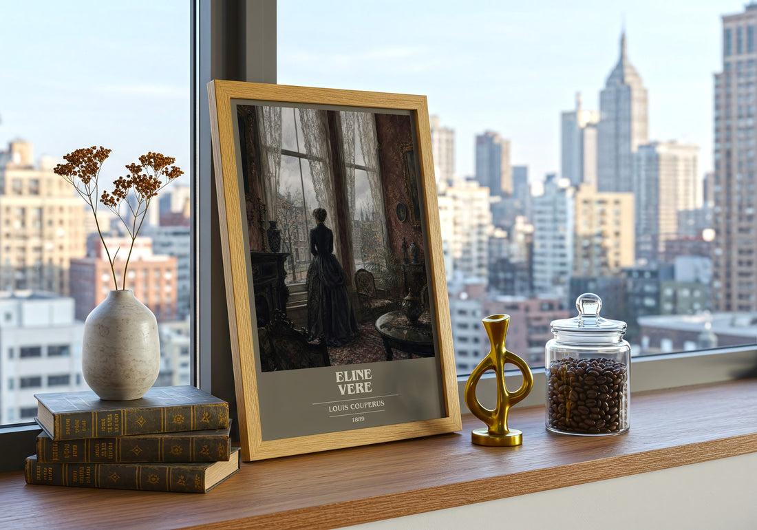 Eline Vere book cover poster colour and style options – Louis Couperus book art