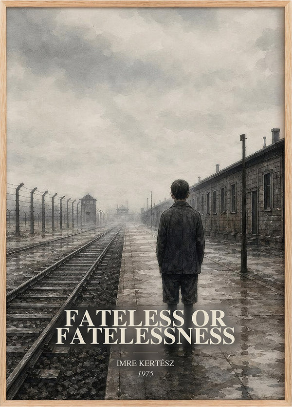 Fateless or Fatelessness Book Watercolour Illustration by Imre Kertész