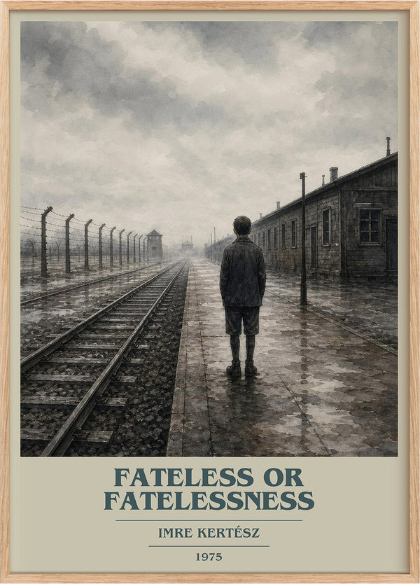 Fateless or Fatelessness Book Cover Poster by Imre Kertész