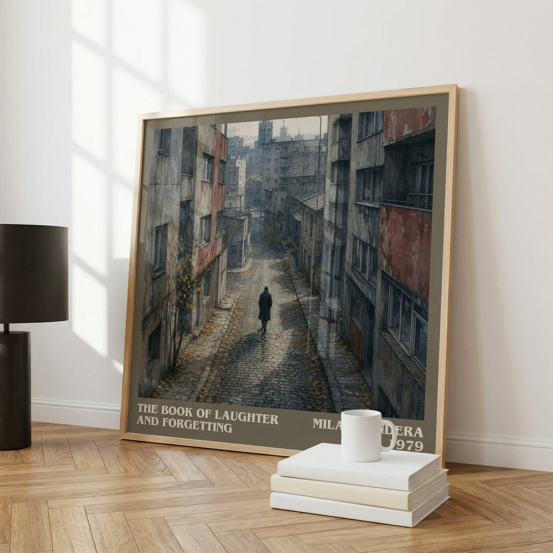 The Book of Laughter and Forgetting literary art print colour and style options – Milan Kundera book art