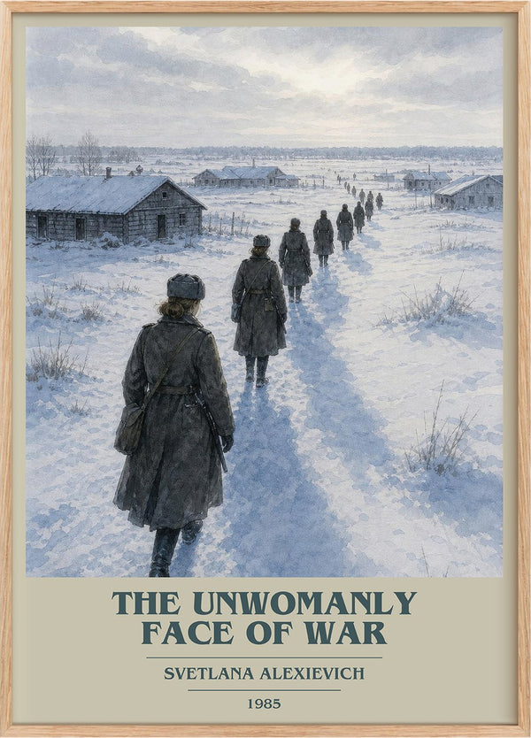 The Unwomanly Face Of War Book Cover Poster by Svetlana Alexievich