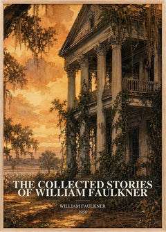 Collected Stories of William Faulkner Book Watercolour Illustration by William Faulkner