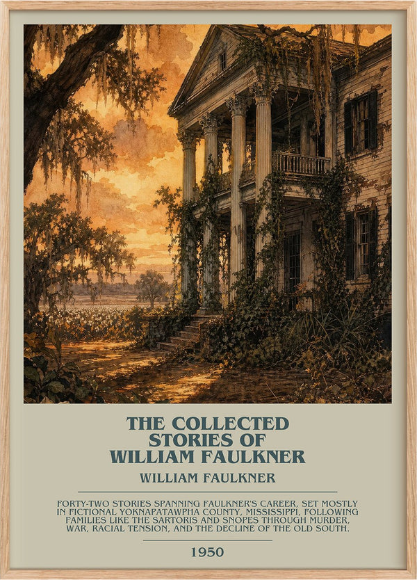 Collected Stories of William Faulkner Bookish Wall Art by W. Faulkner