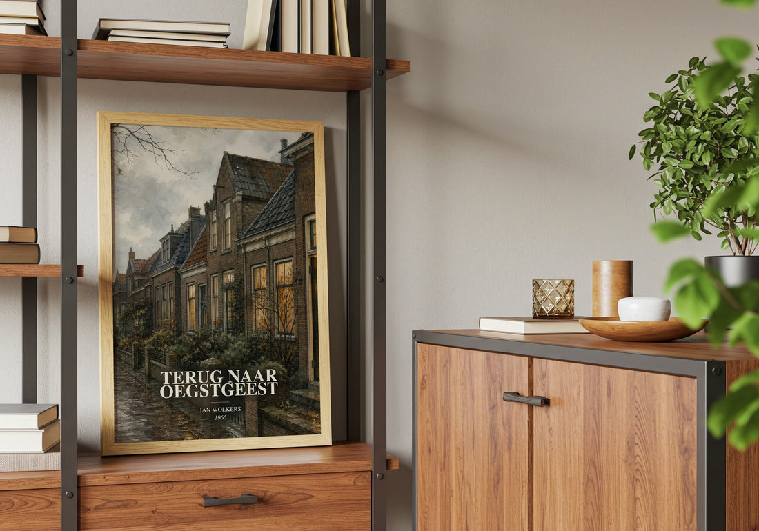 Terug naar Oegstgeest book watercolour illustration paper finish options – matte satin gloss