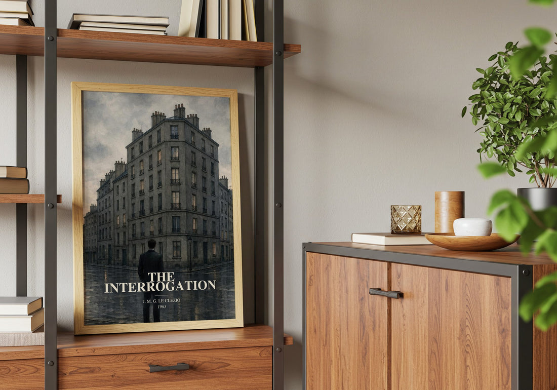 The Interrogation book watercolour illustration paper finish options – matte satin gloss