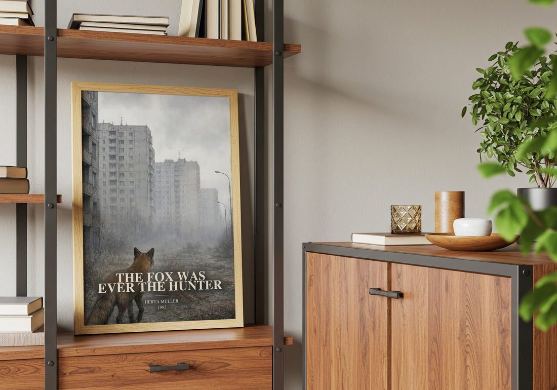 The Fox Was Ever The Hunter book watercolour illustration paper finish options – matte satin gloss