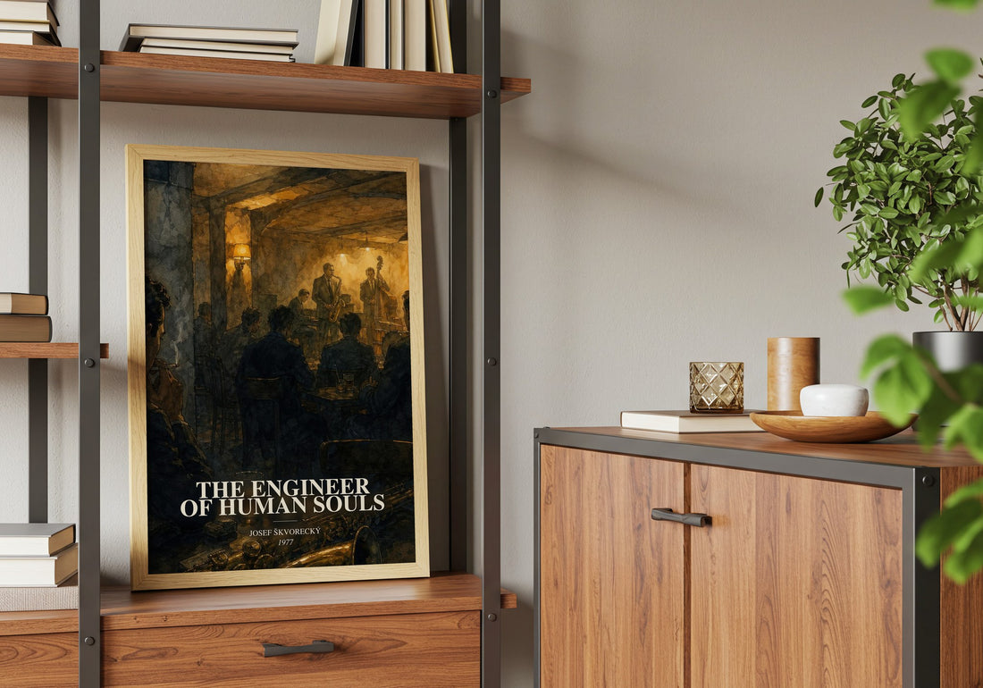 The Engineer of Human Souls book watercolour illustration paper finish options – matte satin gloss