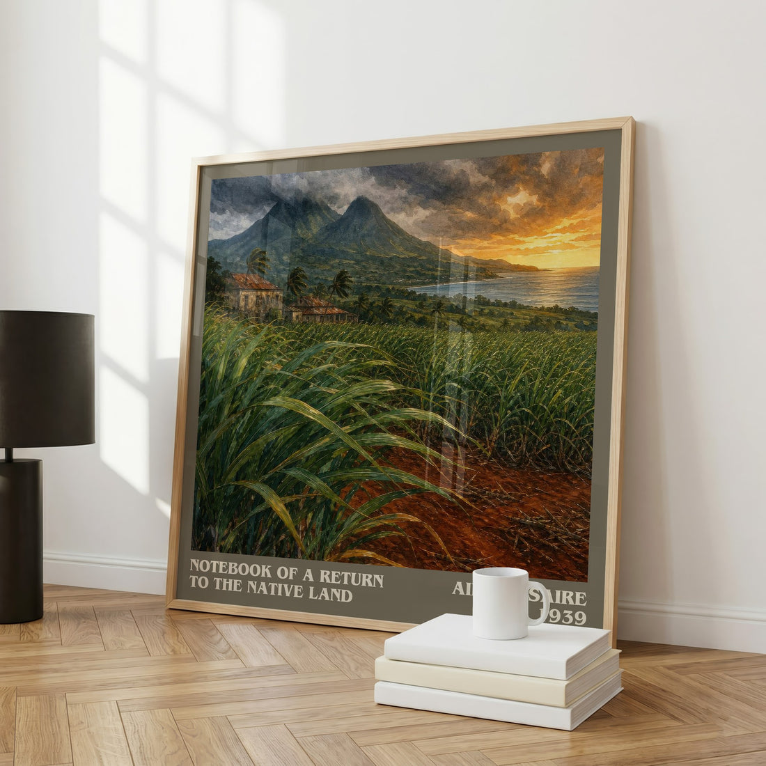 Notebook Of A Return To The Native Land literary art print colour and style options – Aimé Césaire book art