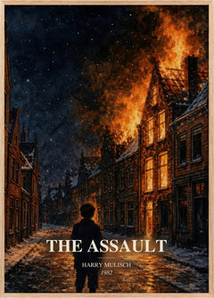 The Assault Book Watercolour Illustration by Harry Mulisch