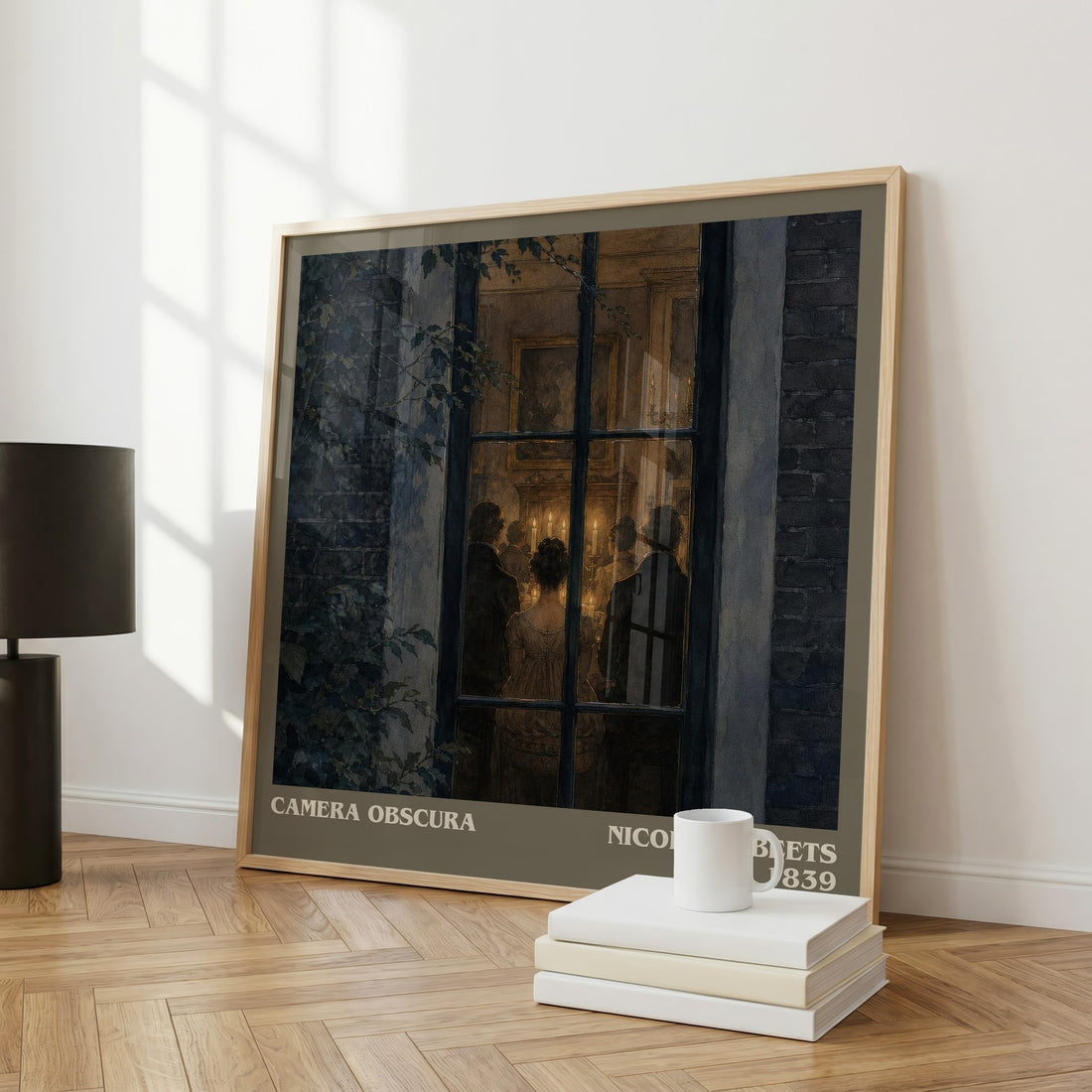 Camera Obscura literary art print colour and style options – Nicolaas Beets book art