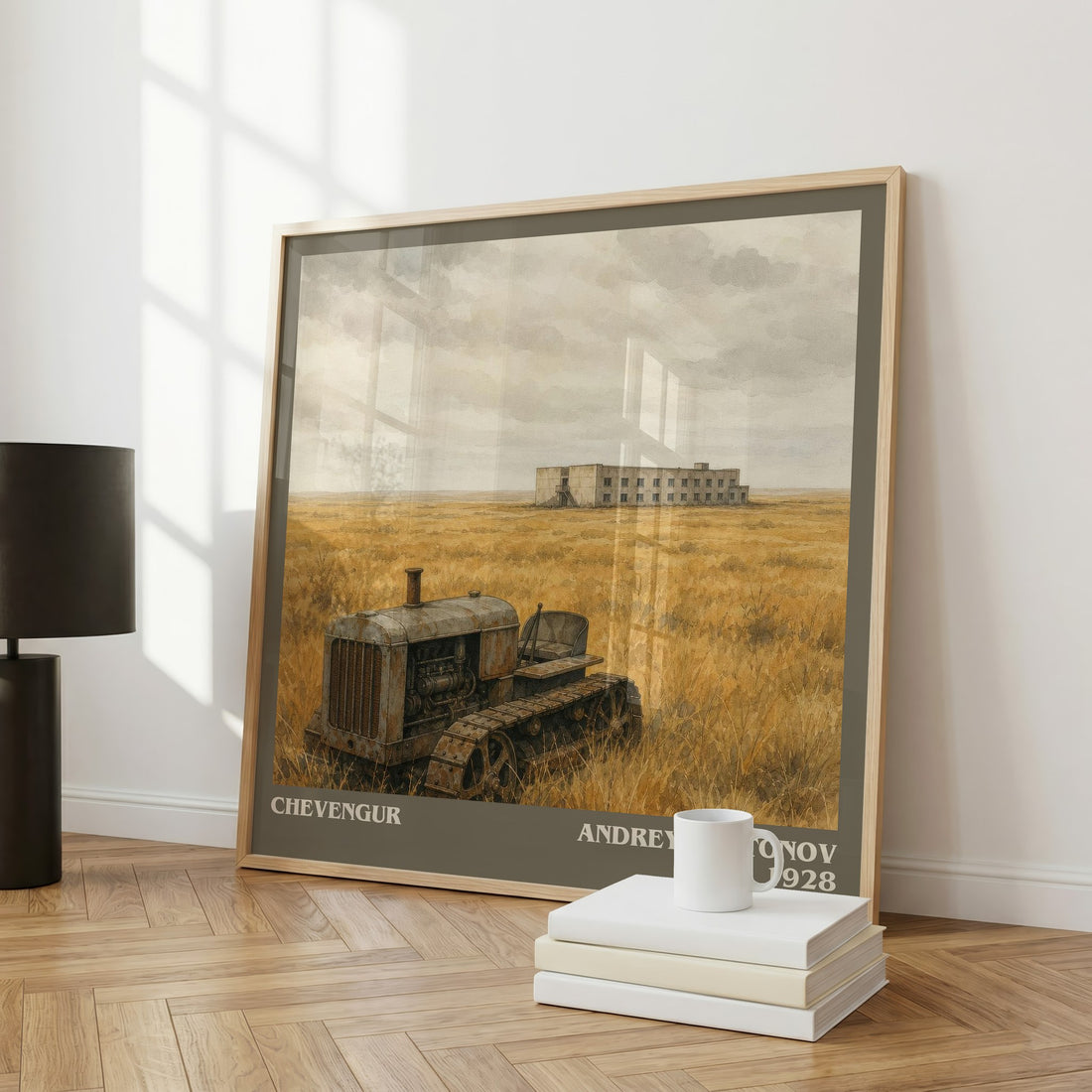 Chevengur literary art print colour and style options – Andrey Platonov book art