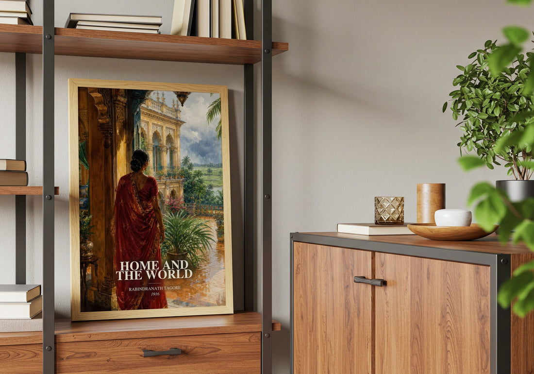 Home and the World book watercolour illustration paper finish options – matte satin gloss