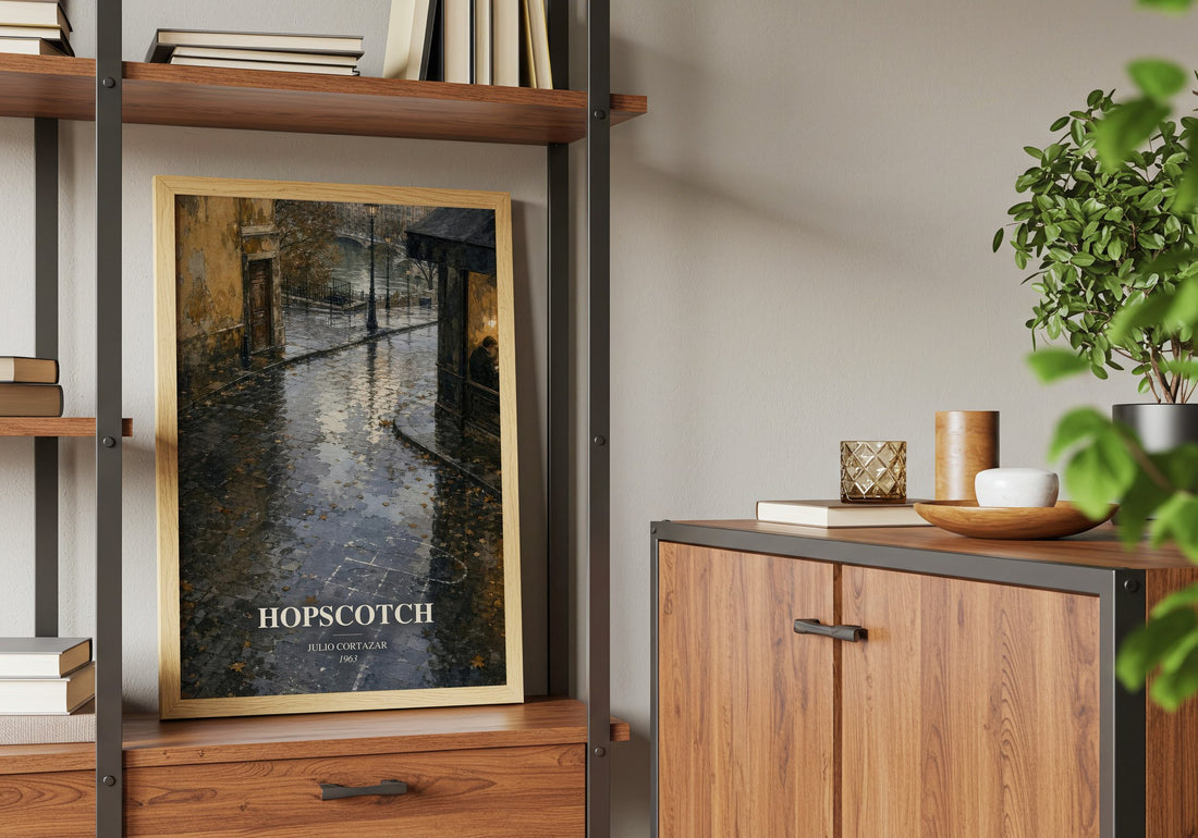 Hopscotch book watercolour illustration paper finish options – matte satin gloss