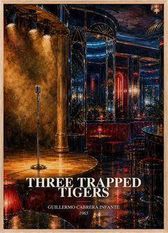 Three Trapped Tigers Book Watercolour Illustration by G. Infante
