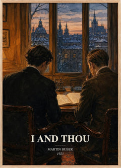 I and Thou Book Watercolour Illustration by Martin Buber