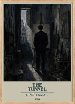 The Tunnel Book Cover Poster by Ernesto Sábato