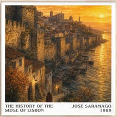 The History of the Siege of Lisbon Literary Art Print by José Saramago