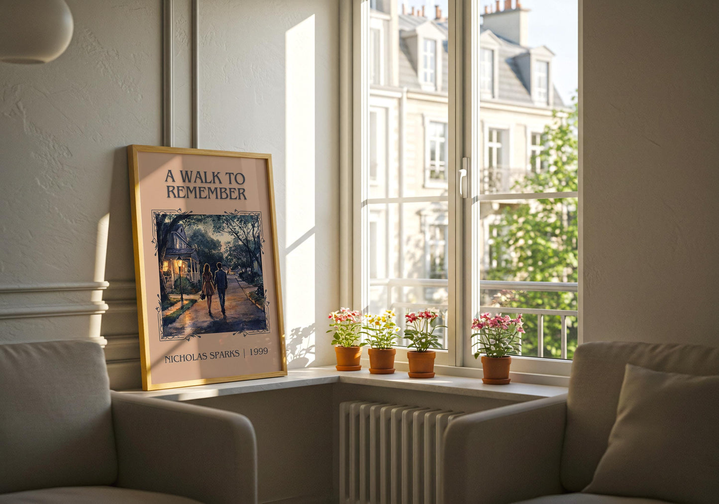 A Walk To Remember by Nicholas Sparks High Quality Poster Print. Free Delivery Wall Art-Author & Blurb Book/Novel Minimalist Art Gift
