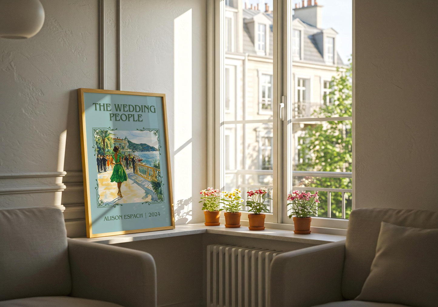 The Wedding People by Alison Espach High Quality Poster Print. Fast, Free Delivery Wall Art. Author, Title Book/Novel Artwork. Minimalist