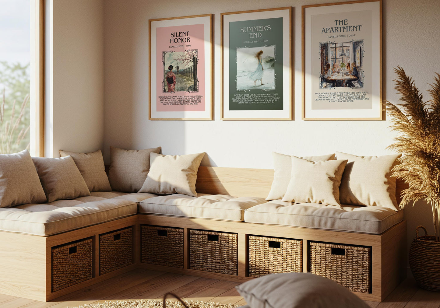 The Apartment by Danielle Steel High Quality Poster Print. Free Delivery Wall Art. Author & Blurb Book/Novel Minimalist Art Gift