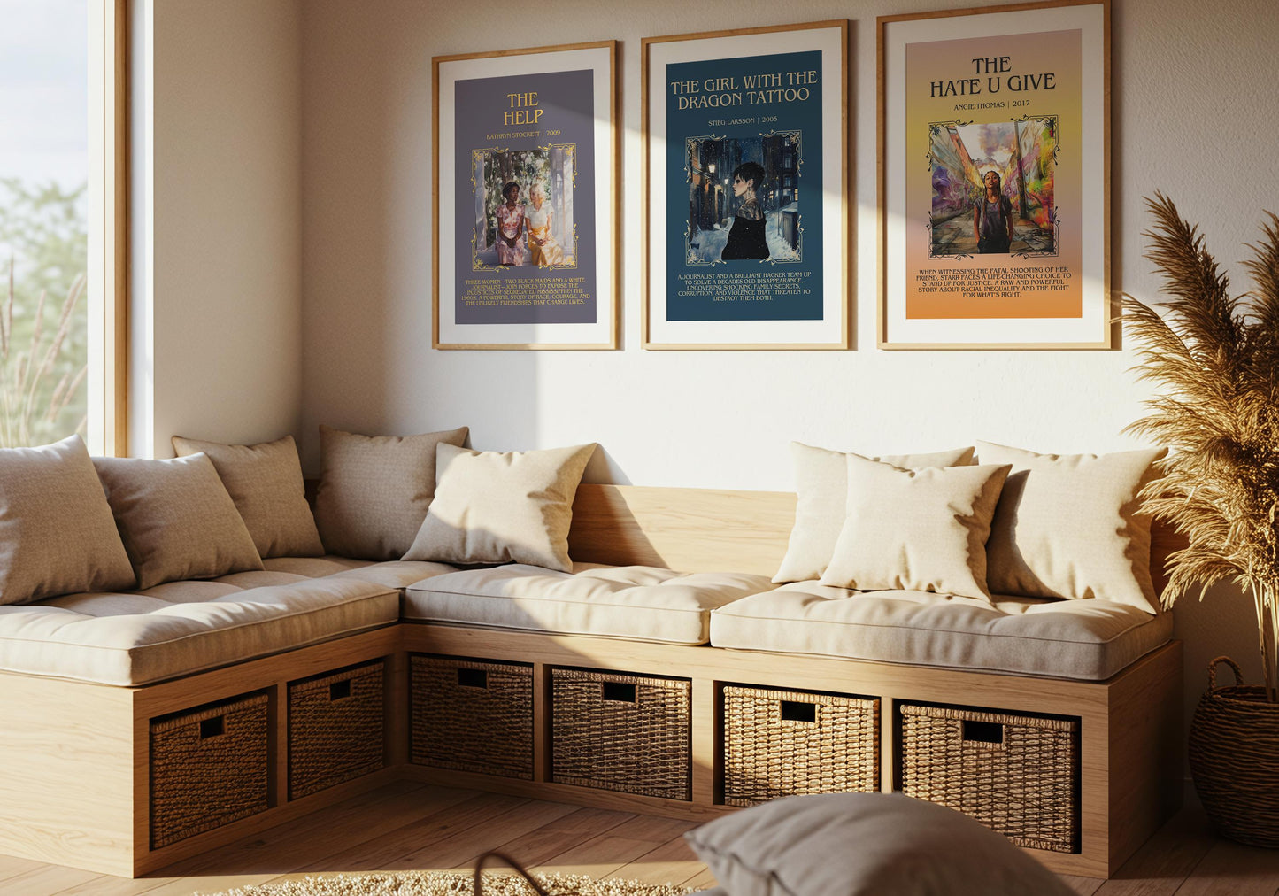 The Help by Kathryn Stockett Descriptive, High Quality Poster Print.Free Delivery Wall Art.Author and Blurb Book Artwork Gift Art