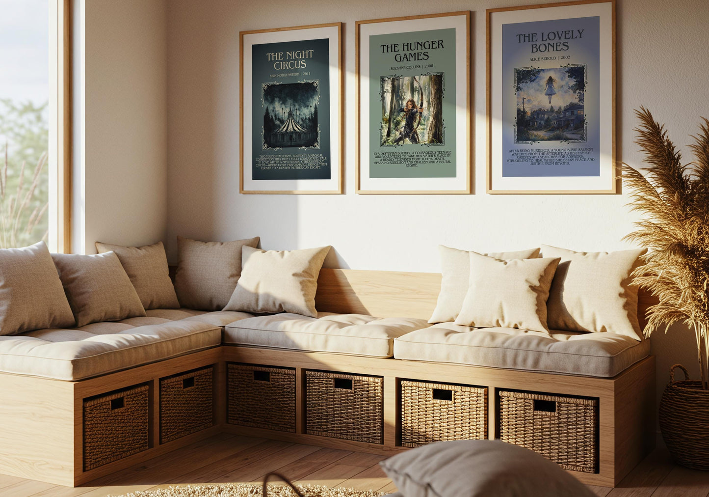 The Lovely Bones by Alice Sebold Descriptive, High Quality Poster Print.Free Delivery Wall Art.Author and Blurb Book Artwork Gift Art