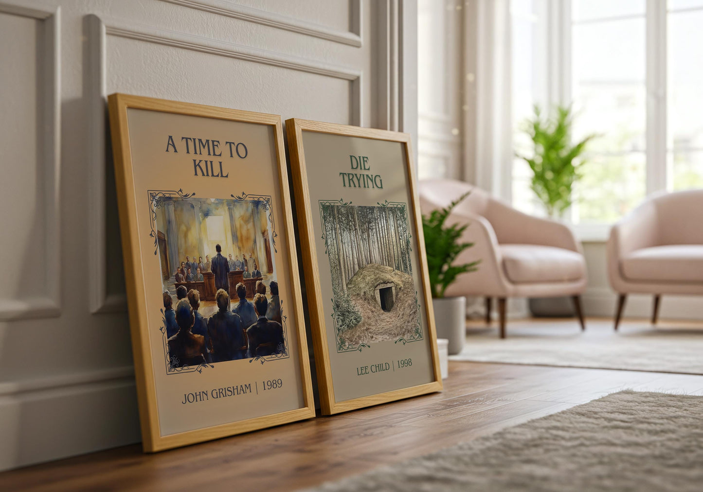 A Time To Kill by John Grisham High Quality Poster Print. Free Delivery Wall Art. Author & Blurb Book/Novel Minimalist Art Gift Present