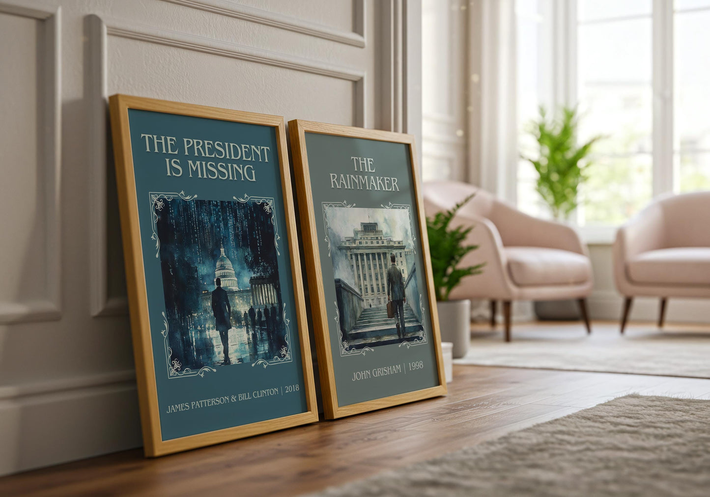 The President Is Missing by James Patterson High Quality Poster Print. Free Delivery Wall Art-Author & Blurb Book/Novel Minimalist Art Gift