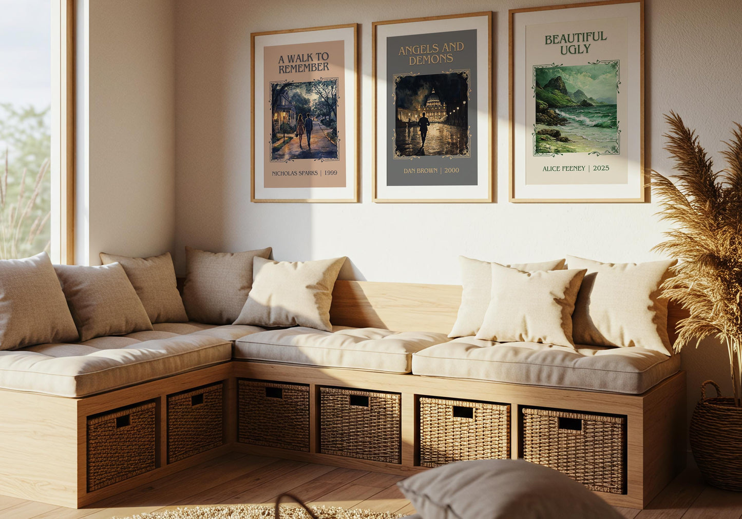 A Walk To Remember by Nicholas Sparks High Quality Poster Print. Free Delivery Wall Art-Author & Blurb Book/Novel Minimalist Art Gift
